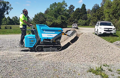 TC95D Messersi Mini Tracked Dumper Self Loading Power Barrow NZ